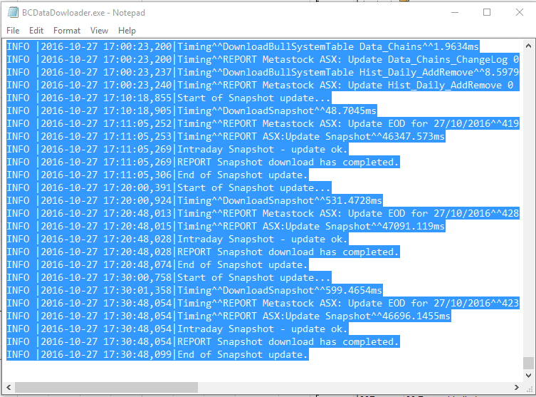 How to send the BullCharts Data Downloader Event View log file ...